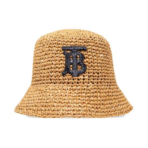 burberry raffia bucket hat|Burberry Striped Raffia Bucket Hat .